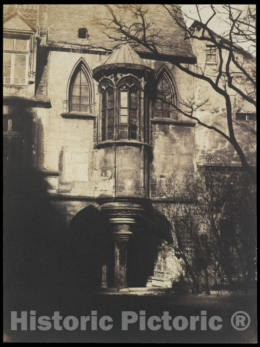 Photo Print : Gustave Le Gray - Hotel de Cluny, Paris : Vintage Wall Art