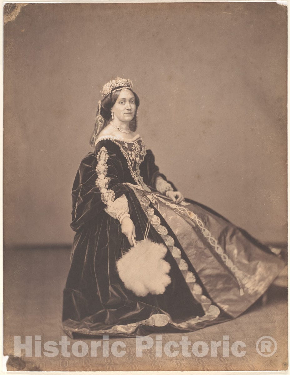 Photo Print : Pierre-Louis Pierson - Viscountess Vilain : Vintage Wall Art