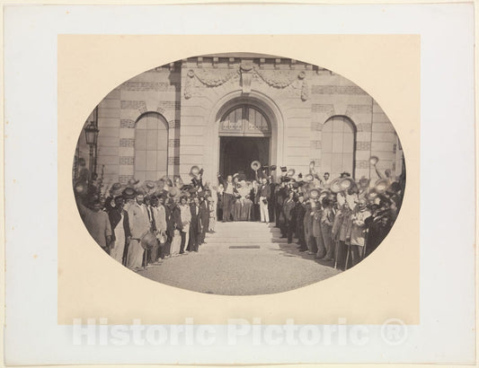 Photo Print : Charles Nègre - The 15th of August. Imperial Asylum at Vincennes : Vintage Wall Art
