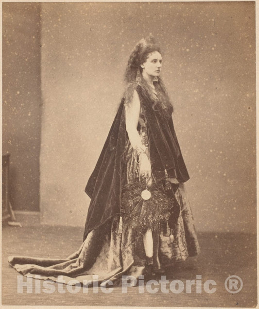 Photo Print : Pierre-Louis Pierson - La Reine d'Étrurie 1 : Vintage Wall Art