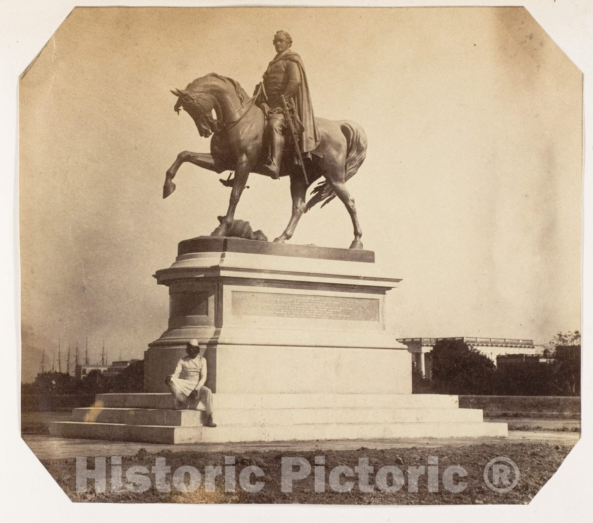 Photo Print : Statue of Lord Hardinge, Governor General of India : Vintage Wall Art