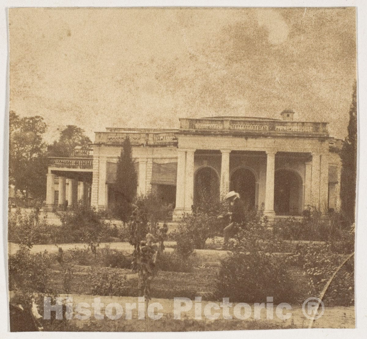 Photo Print : John Constantine Stanley - Government House, Allahabad : Vintage Wall Art