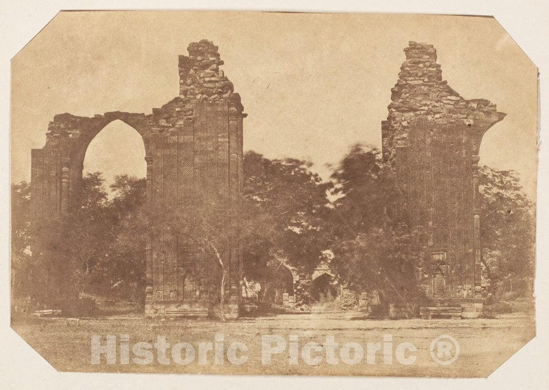Photo Print : Ruins at Old Delhi : Vintage Wall Art