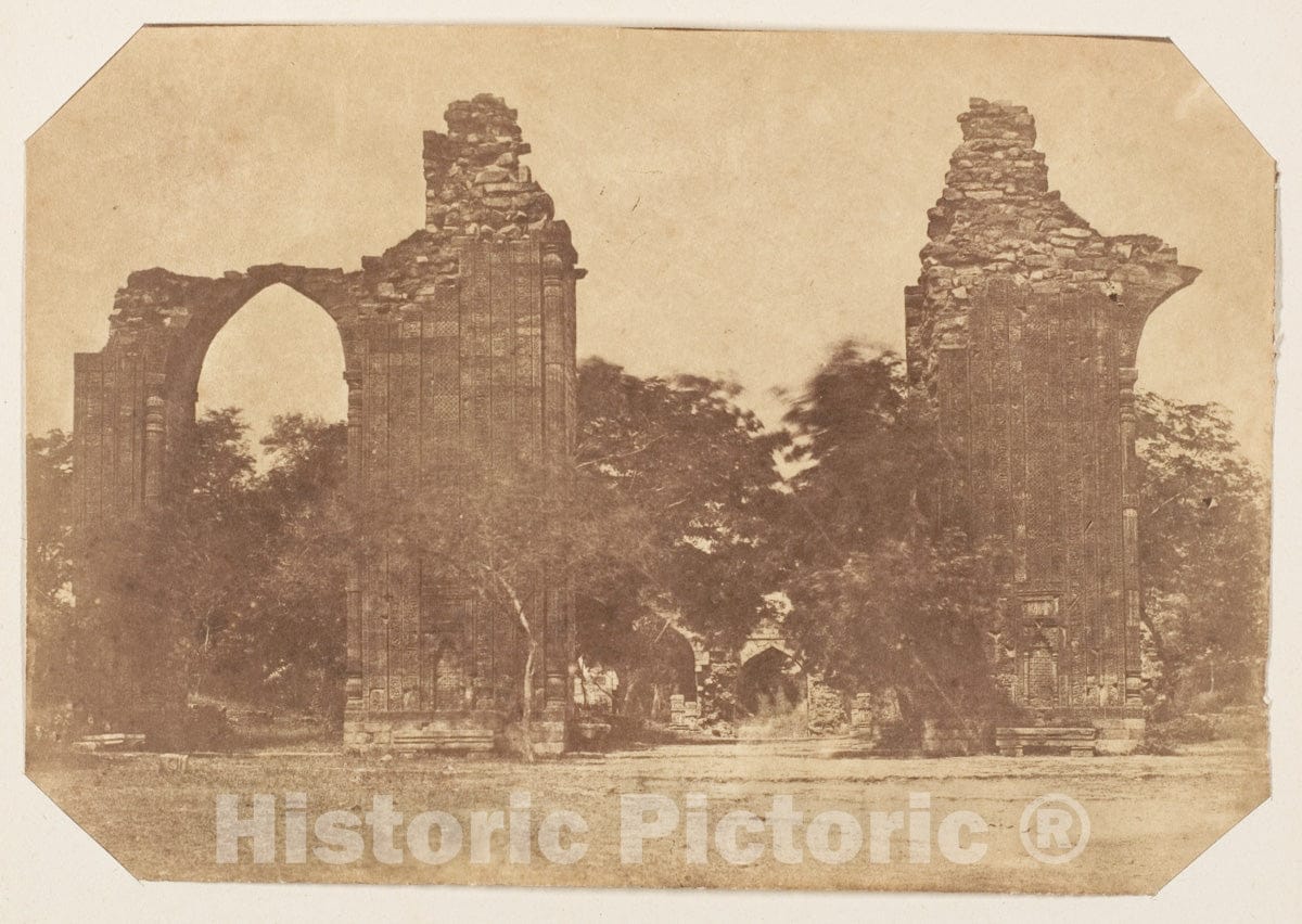 Photo Print : Ruins at Old Delhi : Vintage Wall Art