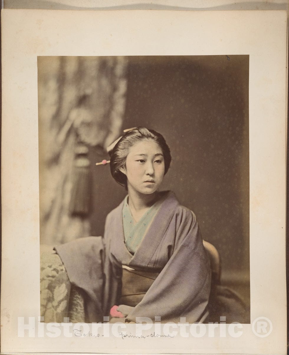 Photo Print : Suzuki Shin'ichi - Young Japanese Woman : Vintage Wall Art