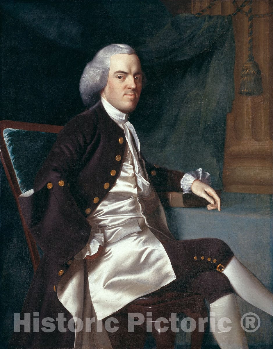 Art Print : Daniel Hubbard, John Singleton Copley, c 1764, Vintage Wall Decor :