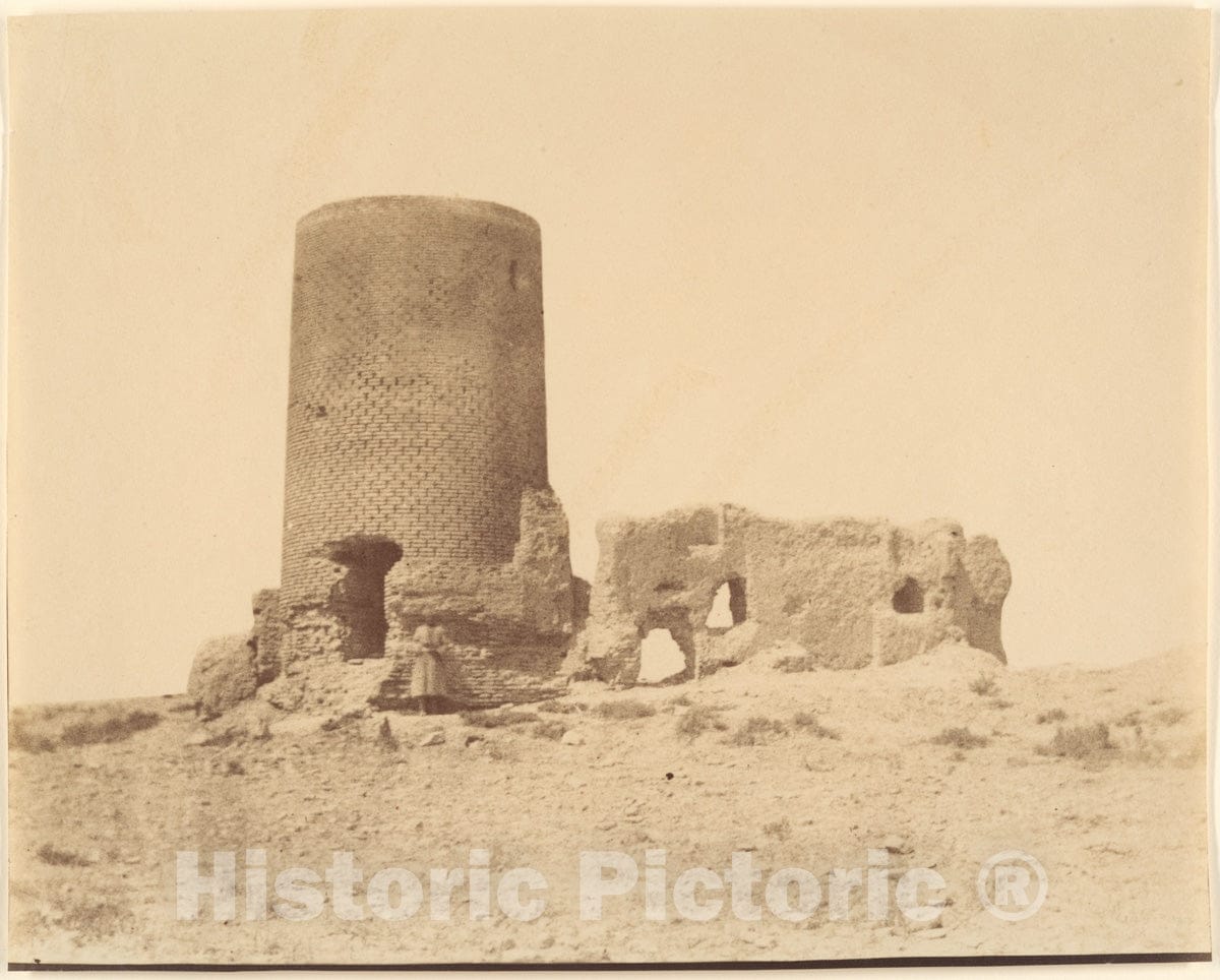 Photo Print : Possibly by Luigi Pesce - Ruins of Tus, Khorasan : Vintage Wall Art