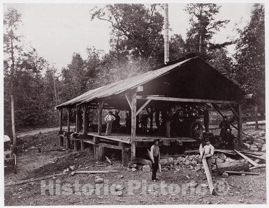 Photo Print : Andrew Joseph Russell - Government Saw Mill (Chattanooga) : Vintage Wall Art