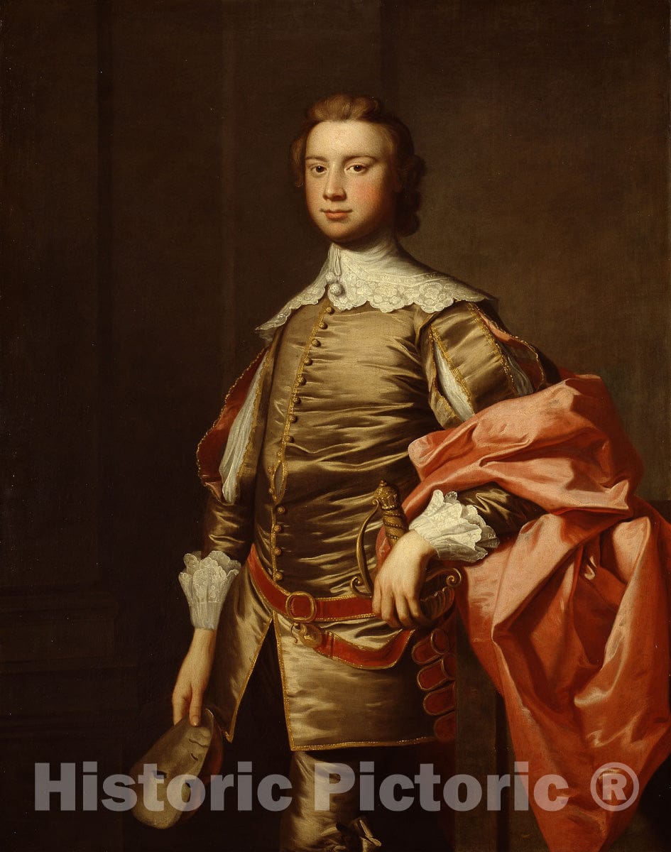 Art Print : John Van der Wall, Thomas Hudson, c 1740, Vintage Wall Decor :