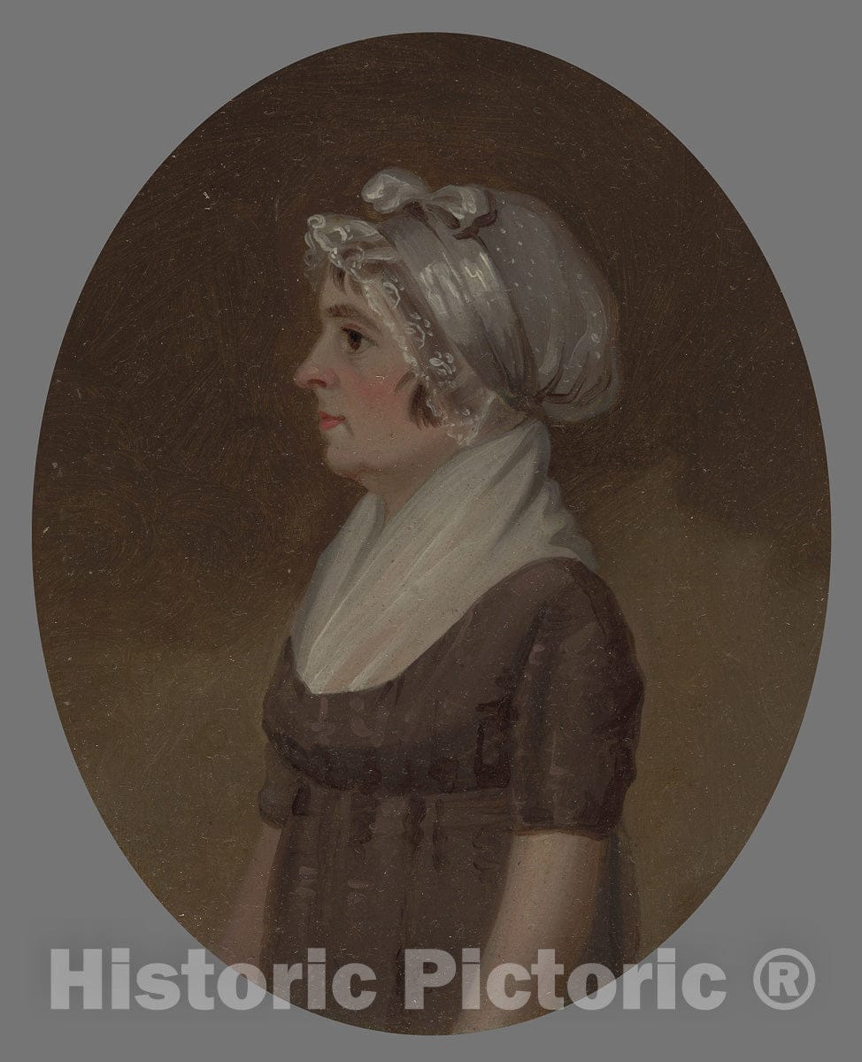 Art Print : Mrs. Benjamin Schaum (Anna Maria Heckensweiler), Jacob Eichholtz, c 1809, Vintage Wall Decor :