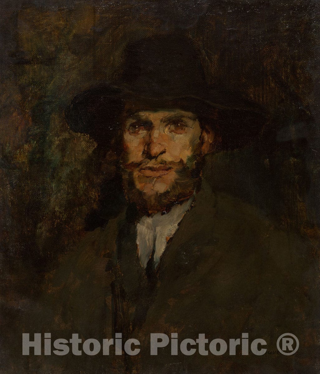 Art Print : J. Frank Currier  (1843-1909), Frank Duveneck, 1876, Vintage Wall Decor :