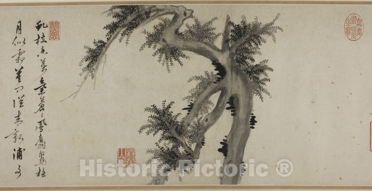 Art Print : Pillars of the Country, Yao Shou, c 1497, Vintage Wall Decor :