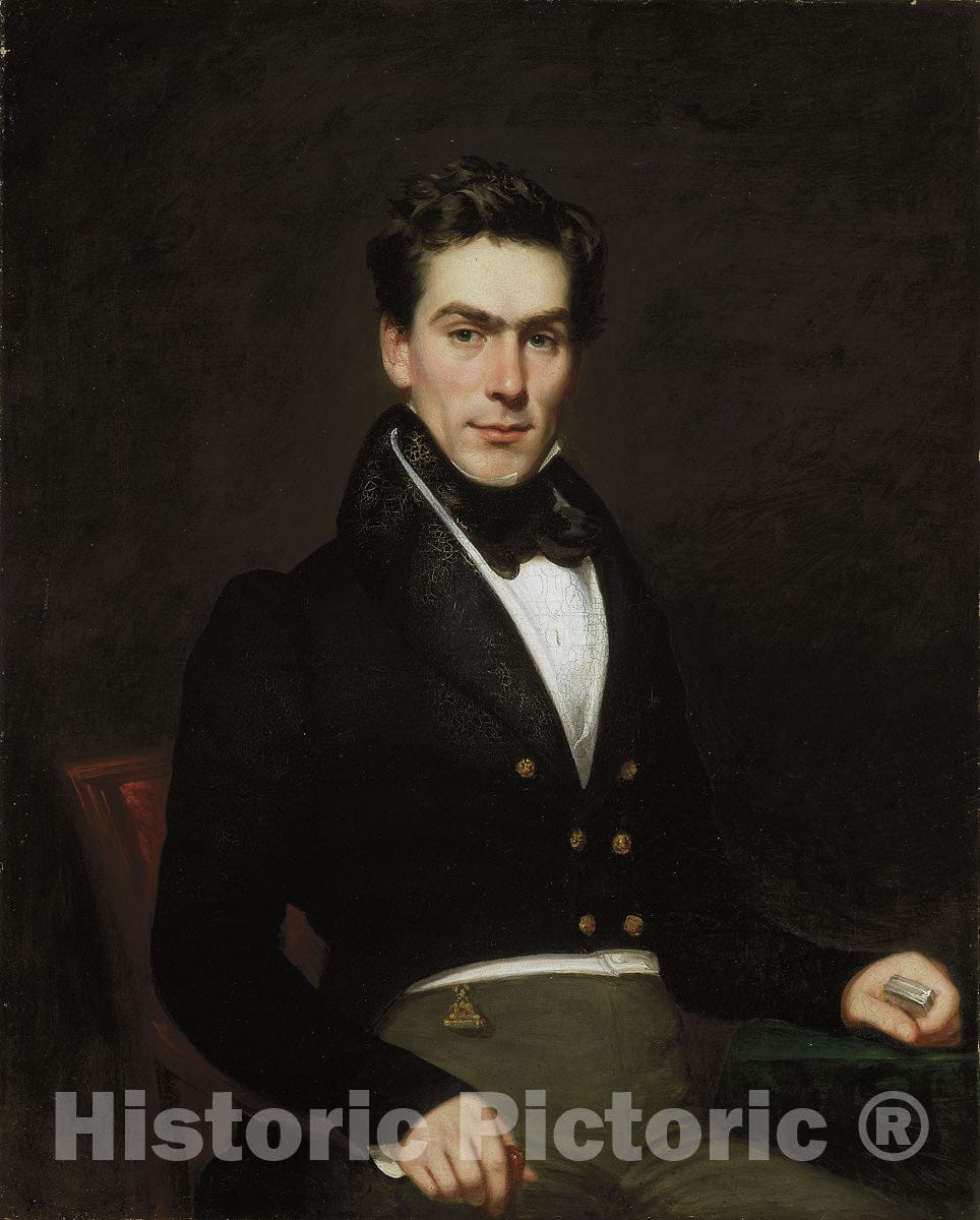 Art Print : Mr. James Mackie, Samuel Lovett Waldo, c 1876, Vintage Wall Decor :