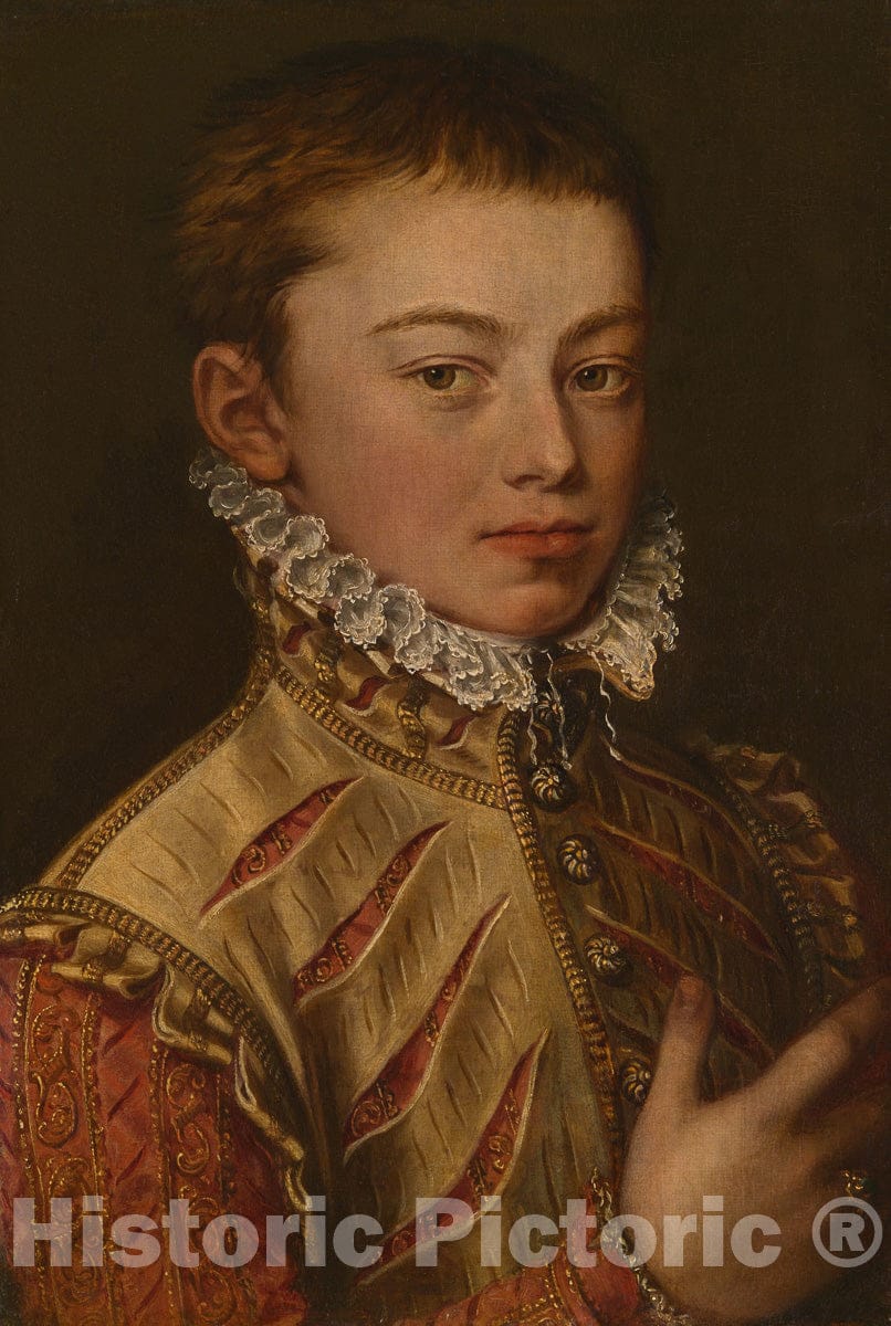 Art Print : Portrait of Don Juan of Austria, Alonso SÃ¡nchez Coello, c 1773, Vintage Wall Decor :