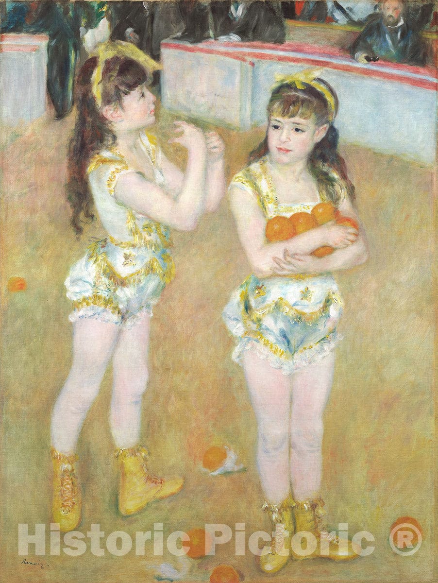 Art Print : Acrobats at the Cirque Fernando (Francisca and Angelina Wartenberg), Pierre-Auguste Renoir, c 1928, Vintage Wall Decor :