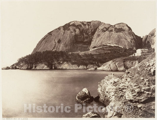 Photo Print : Édouard Baldus - La Ciotat, Bec de l'Aigle : Vintage Wall Art