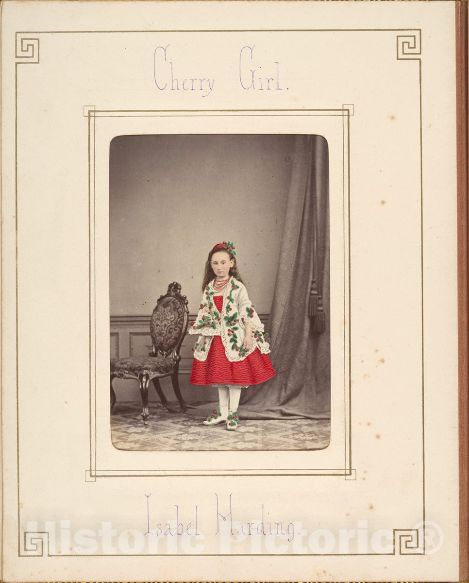 Art Print : Owen Angel - Follett Family Album of Children Costumed for a Fancy Dress Ball : Vintage Wall Art