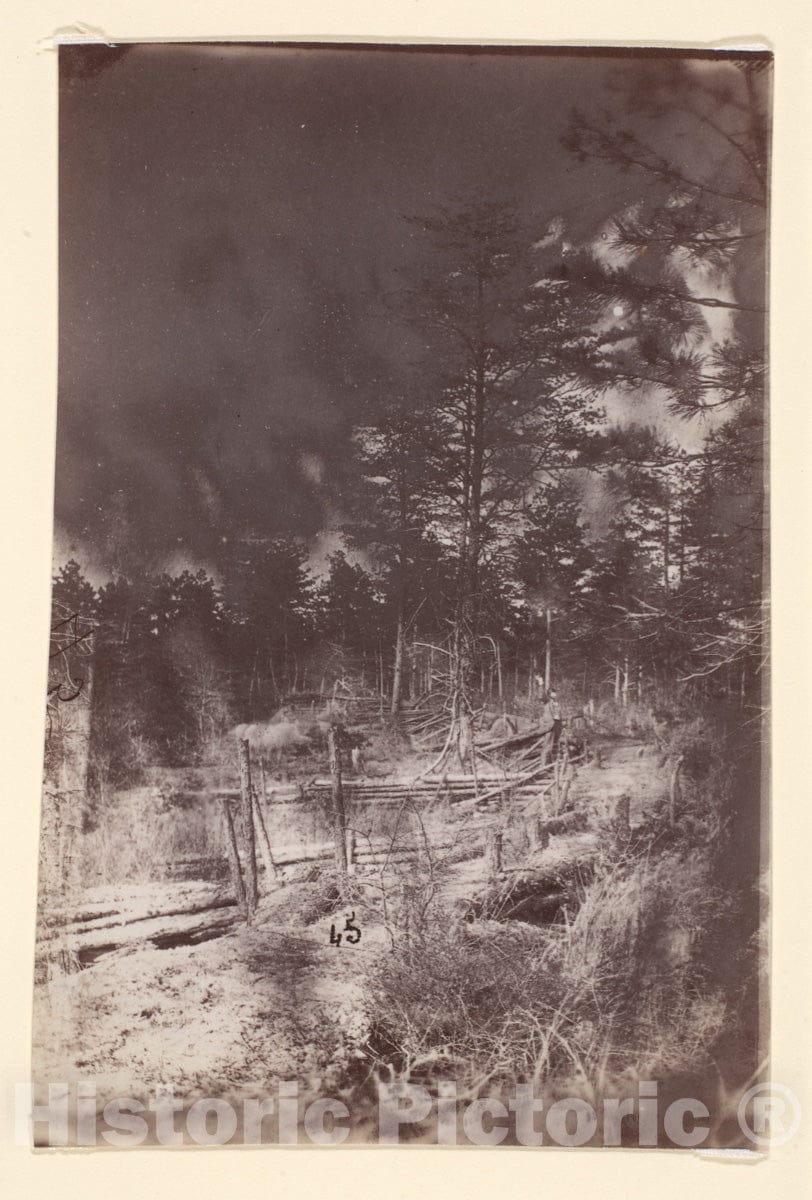Photo Print : The Wilderness Battlefield - 406813 : Vintage Wall Art