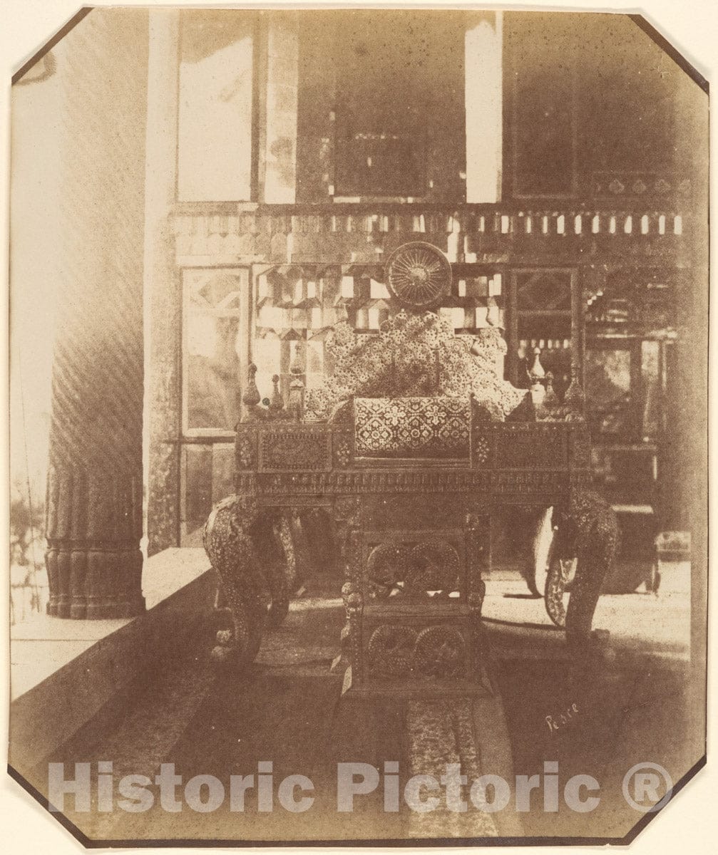 Photo Print : Luigi Pesce - Golestan, The Peacock Throne, Teheran, Iran (Takht-I Taous) : Vintage Wall Art