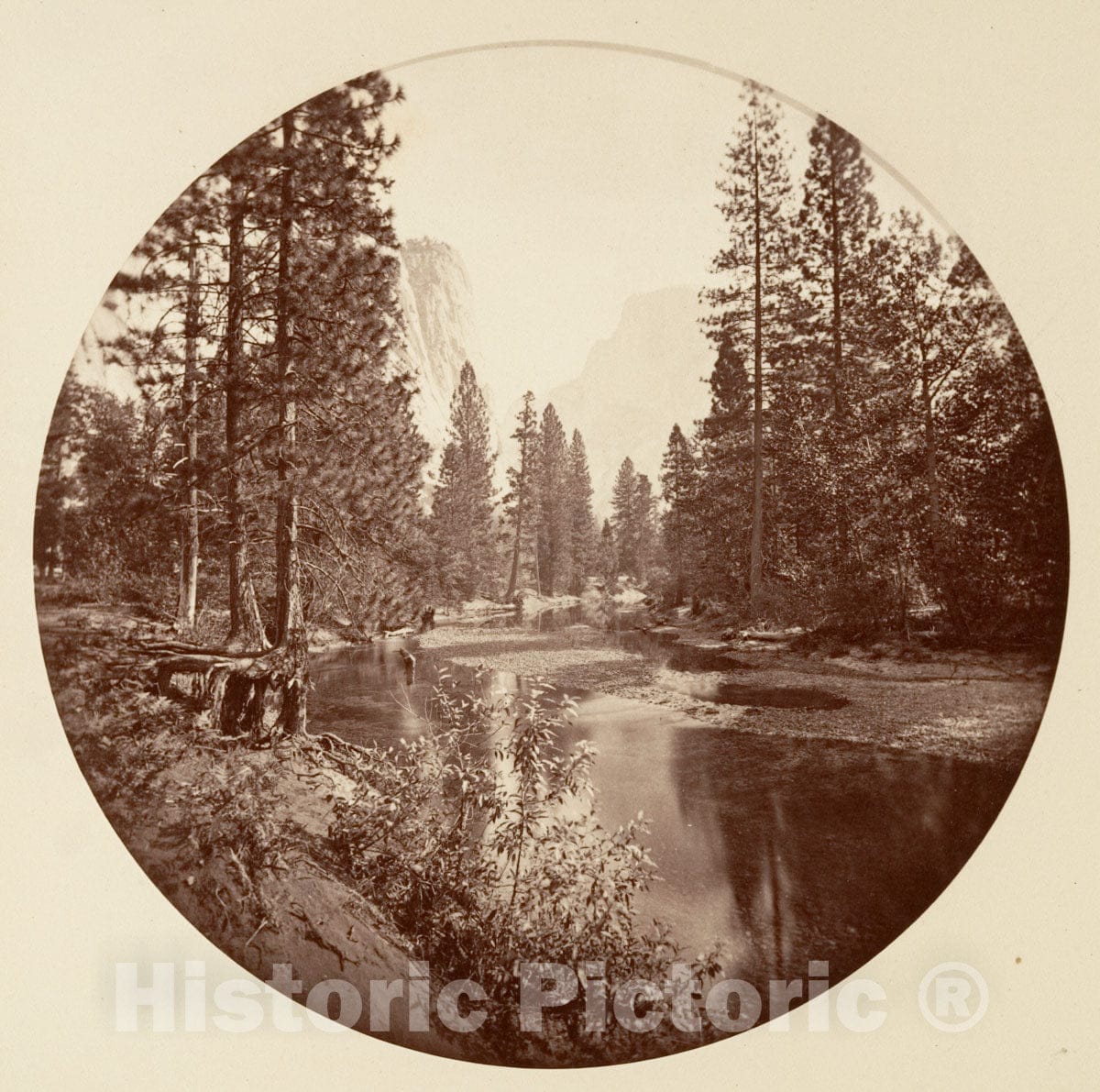 Photo Print : Carleton E. Watkins - Yosemite National Park, California - 406823 : Vintage Wall Art