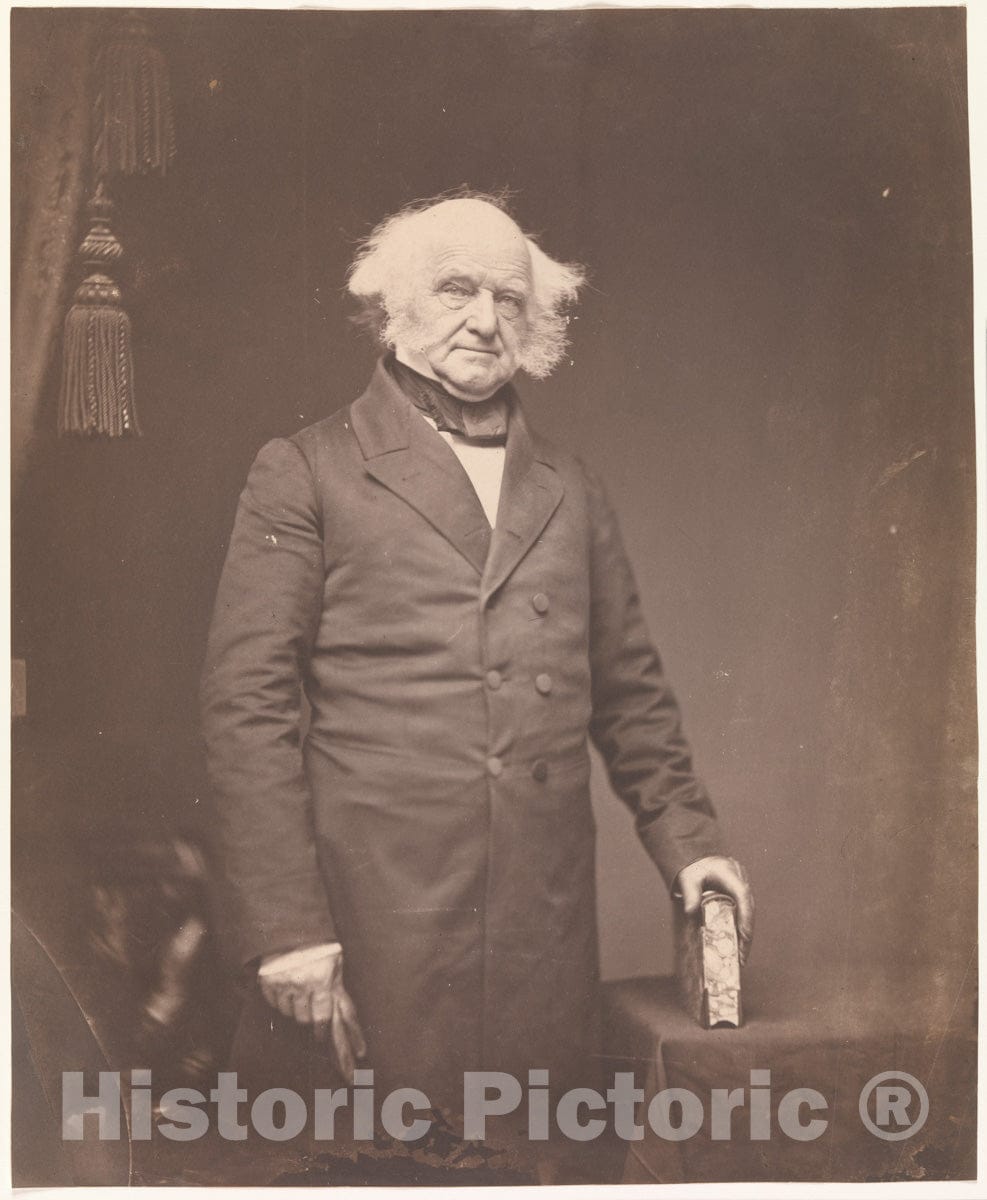 Photo Print : Mathew B. Brady - President Martin Van Buren : Vintage Wall Art