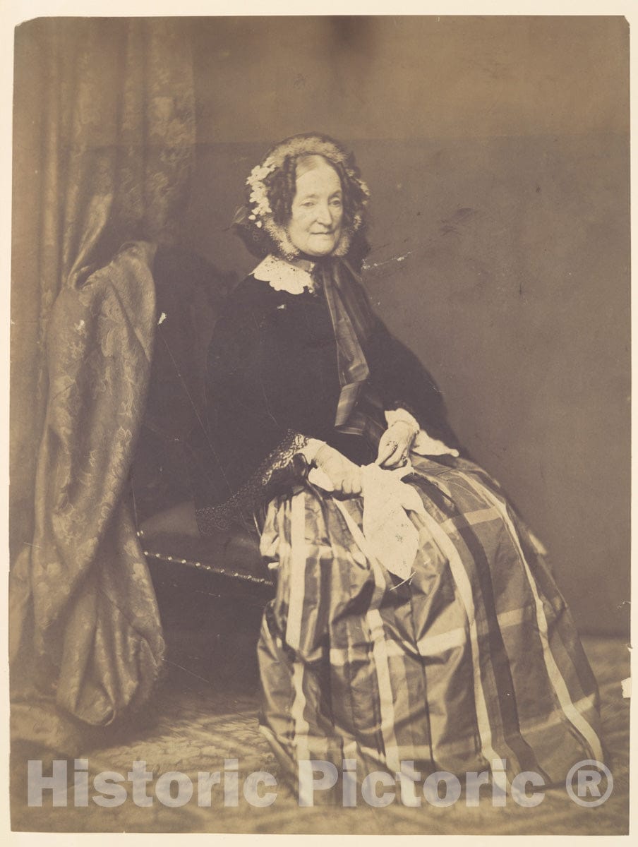 Photo Print : Mrs. Lydia Huntley Sigourney : Vintage Wall Art