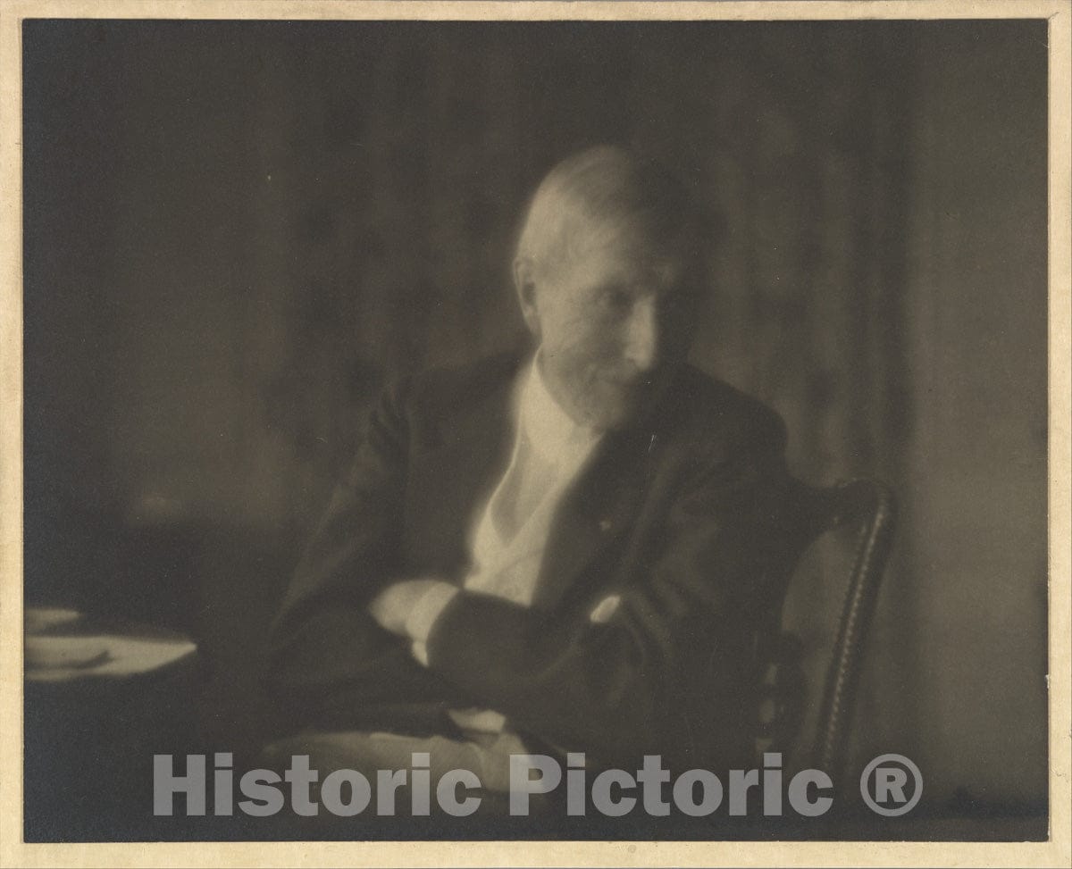 Photo Print : Arnold Genthe - John D. Rockefeller, Jr. : Vintage Wall Art