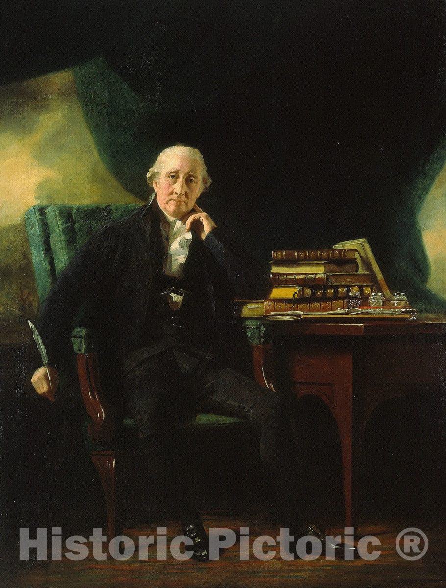 Art Print : Adam Rolland of Gask II, Sir Henry Raeburn, c 1769, Vintage Wall Decor :