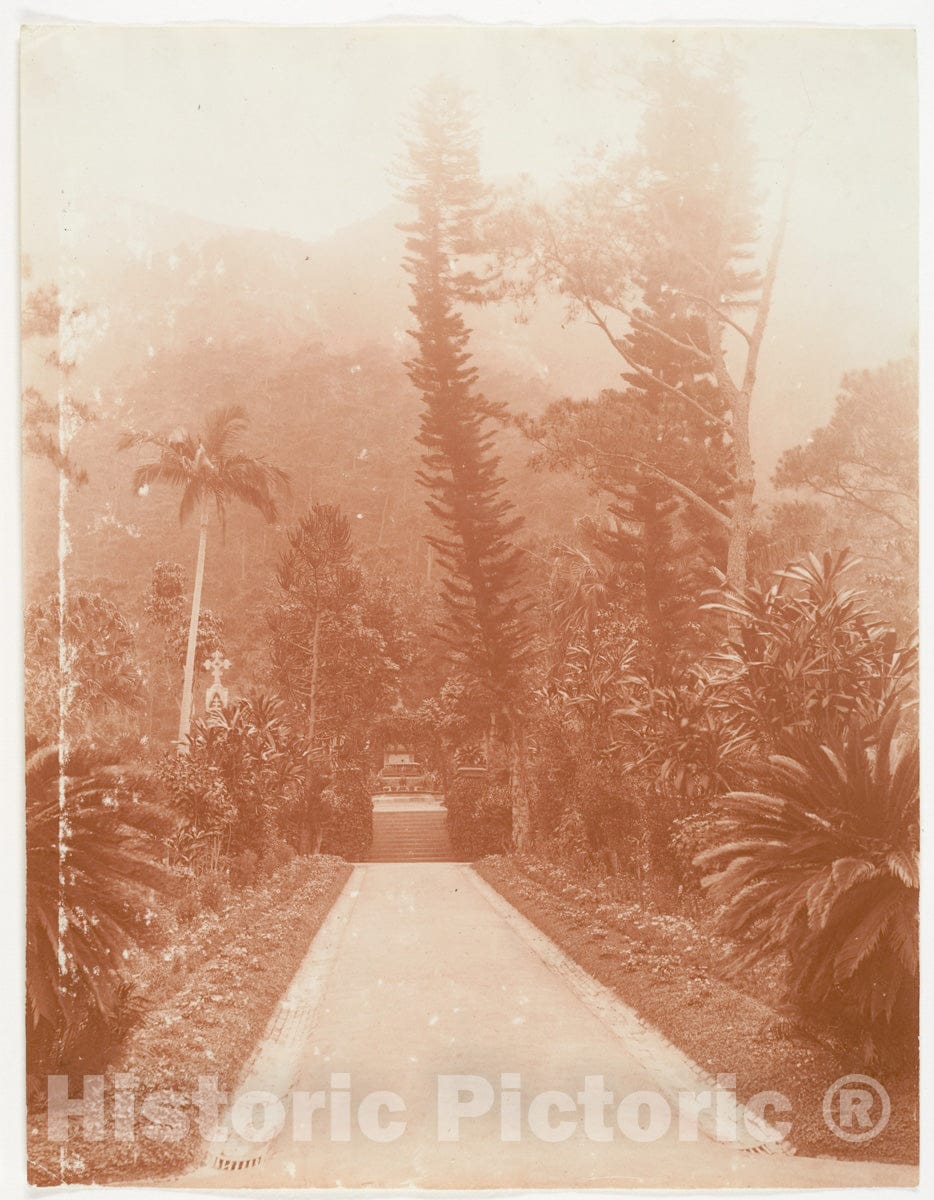 Photo Print : Adolf de Meyer - Hong Kong Cemetery 2 : Vintage Wall Art