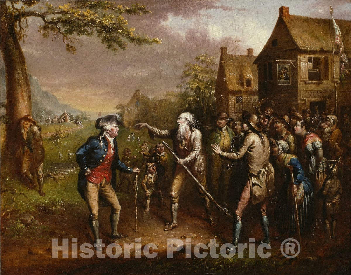 Art Print : Rip Van Winkle, John Quidor, c 1893, Vintage Wall Decor :