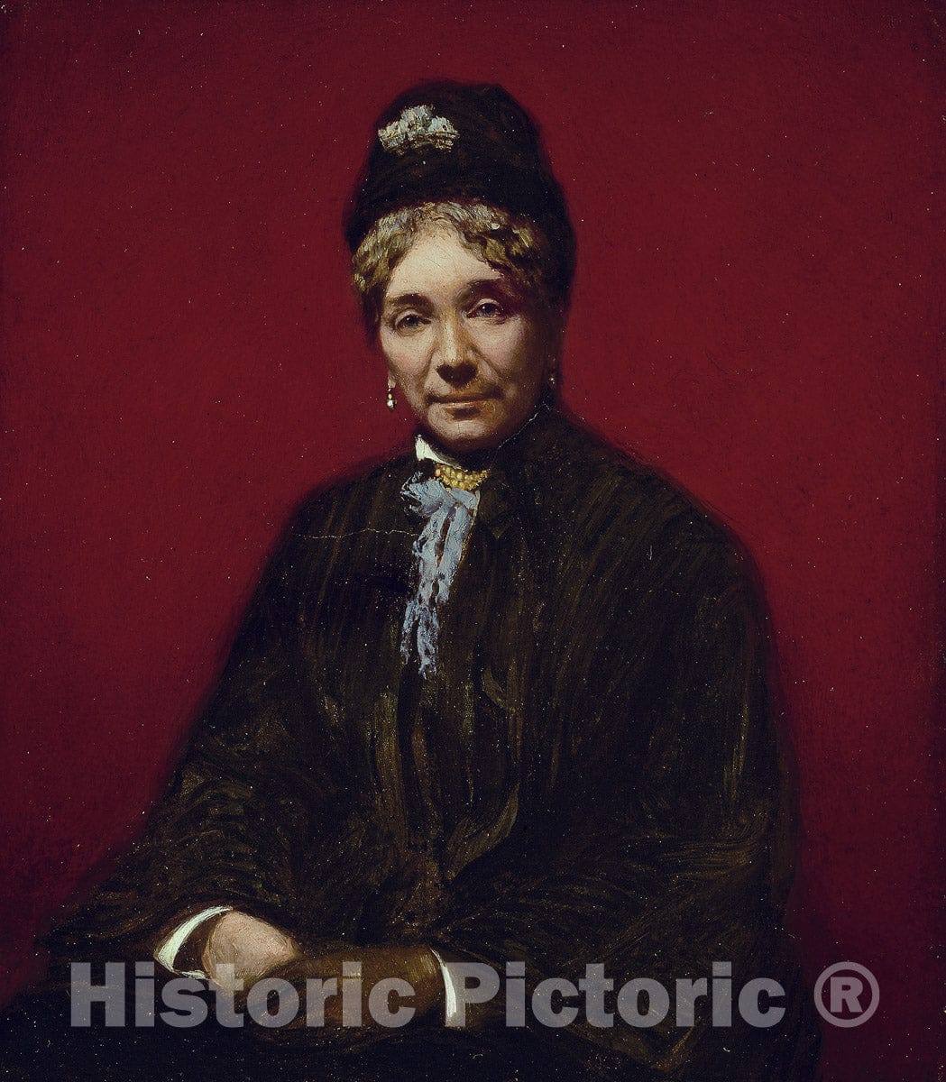 Art Print : Mrs. Sanford Robinson Gifford (Mary Cecilia Gifford), Sanford Robinson Gifford, c 1961, Vintage Wall Decor :