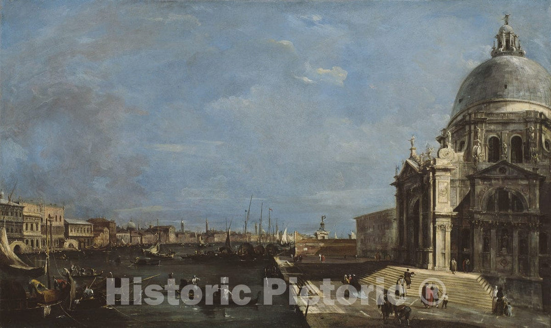Art Print : The Grand Canal, Venice, Francesco Guardi, c 1786, Vintage Wall Decor :