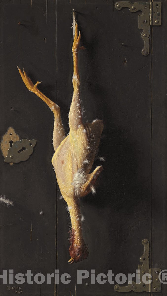 Art Print : For Sundays Dinner, William Michael Harnett, c 1889, Vintage Wall Decor :