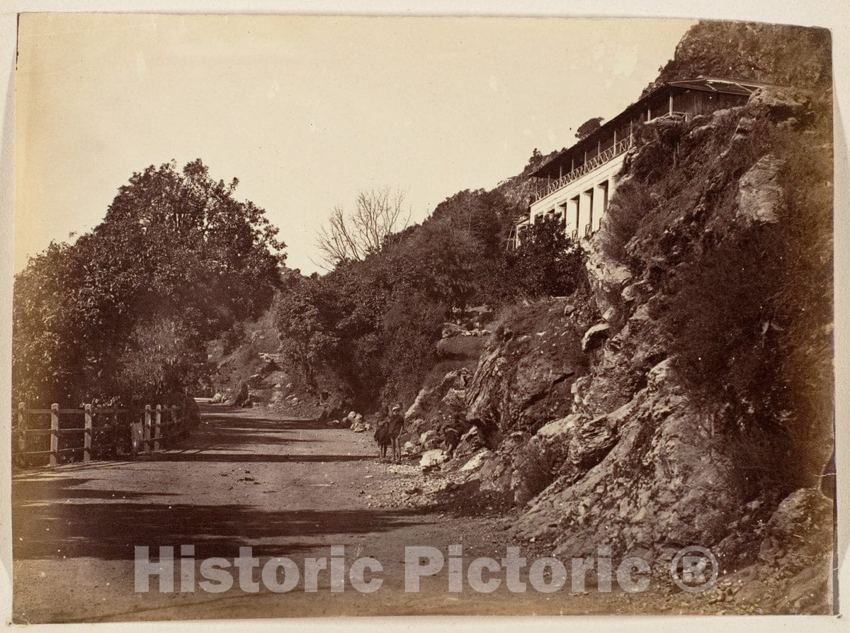 Photo Print : House in Simla : Vintage Wall Art