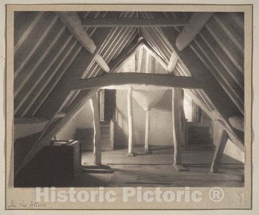 Art Print : Frederick H. Evans - in The Attics 2 : Vintage Wall Art