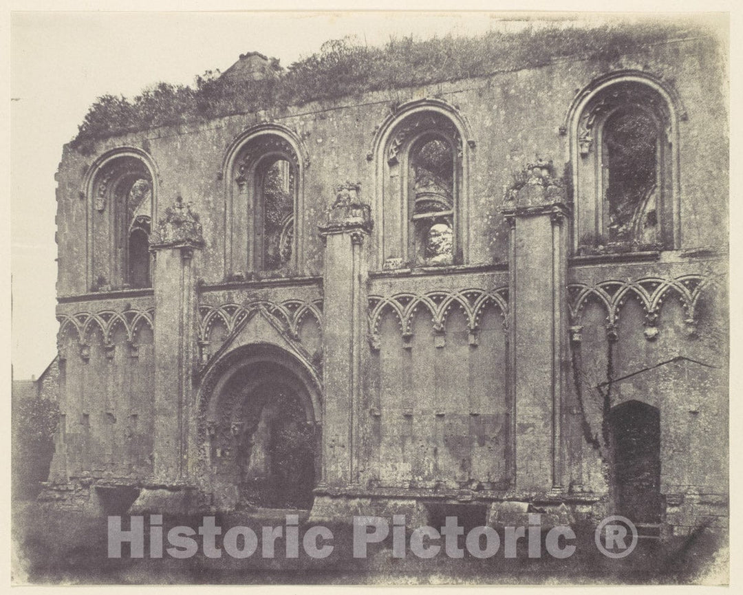 Photo Print : Abbey Ruins : Vintage Wall Art