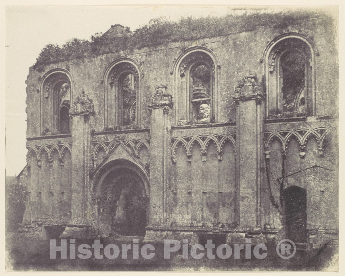 Photo Print : Abbey Ruins : Vintage Wall Art