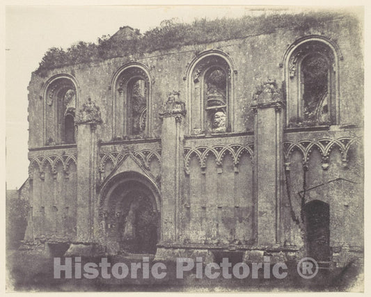 Photo Print : Abbey Ruins : Vintage Wall Art