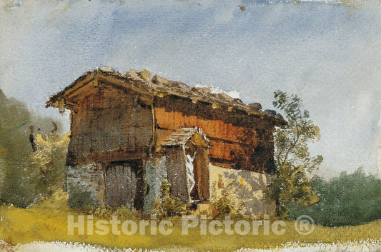 Art Print : John Singer Sargent - Tyrolean Shrine : Vintage Wall Art