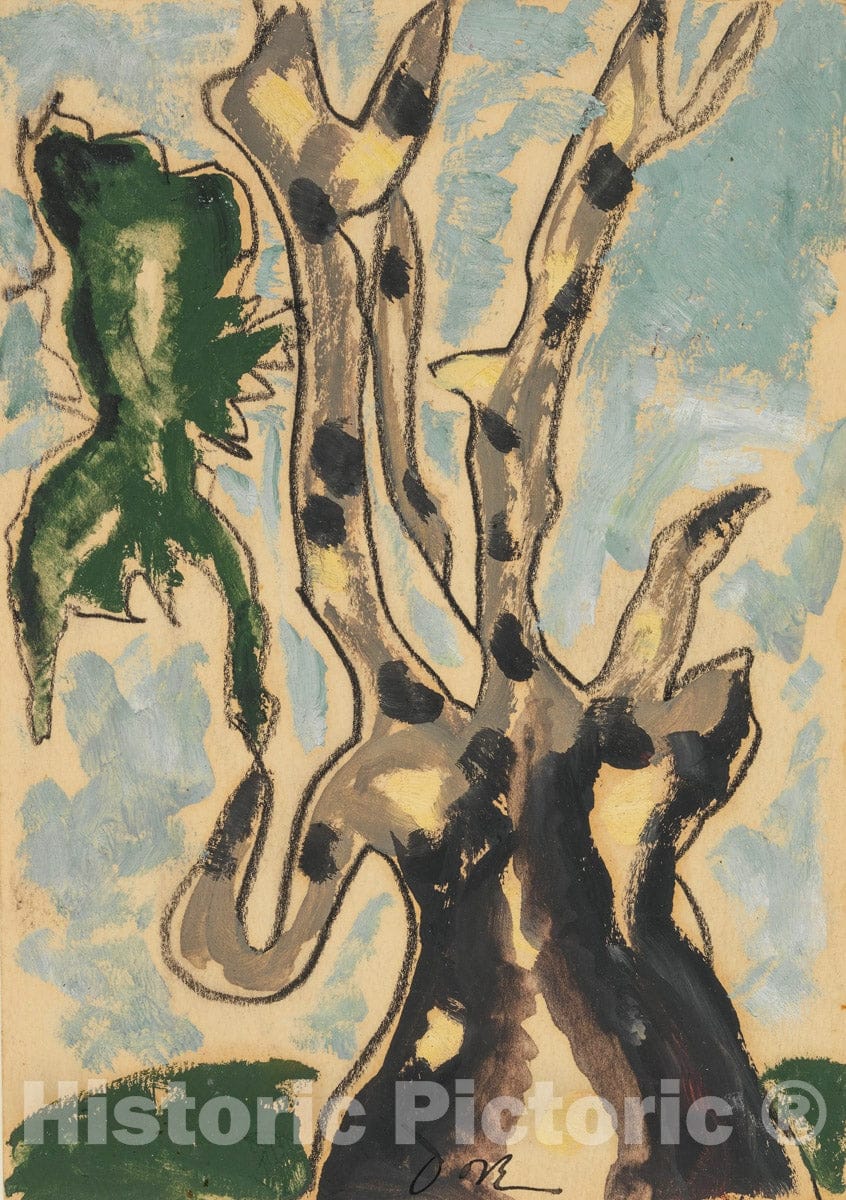 Art Print : Arthur Dove - Sycamore : Vintage Wall Art