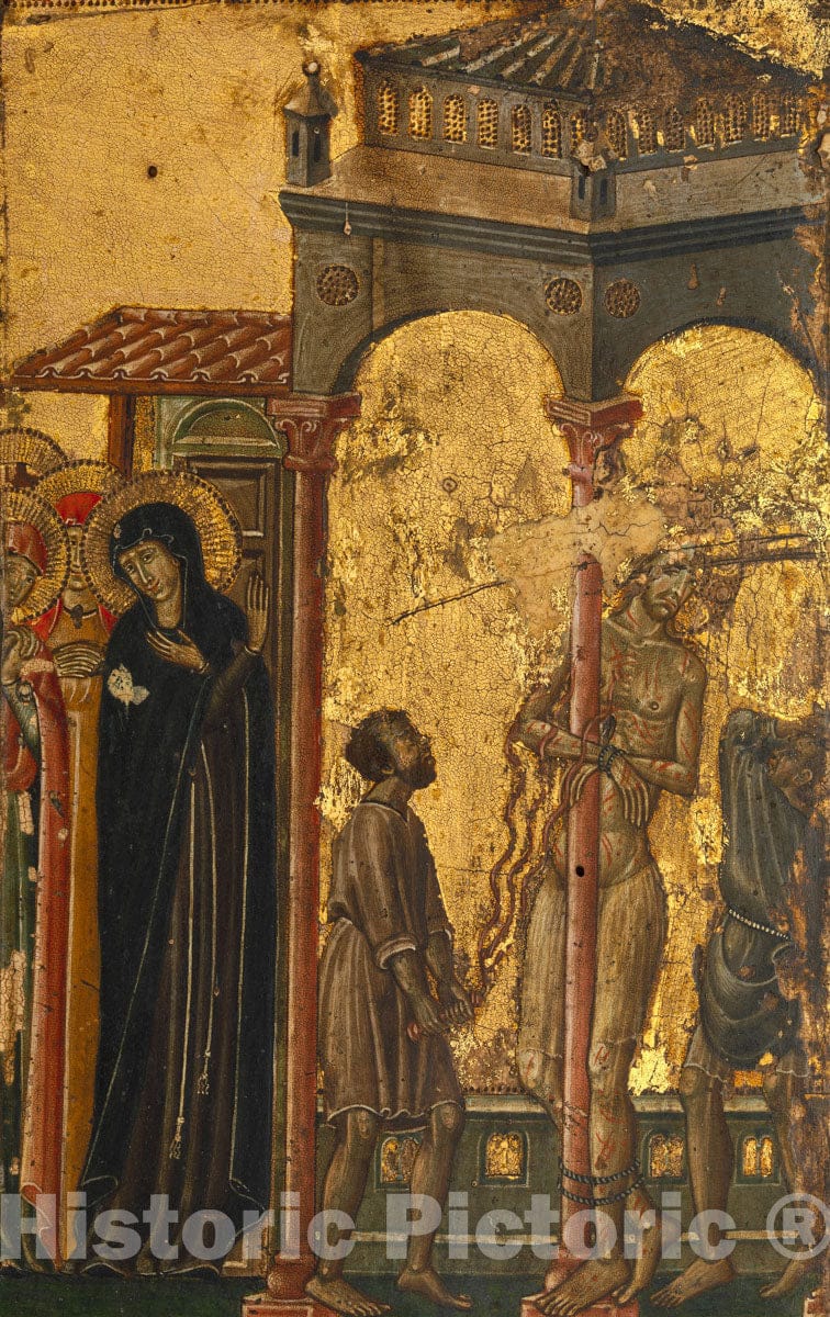 Art Print : Forlì - The Flagellation : Vintage Wall Art