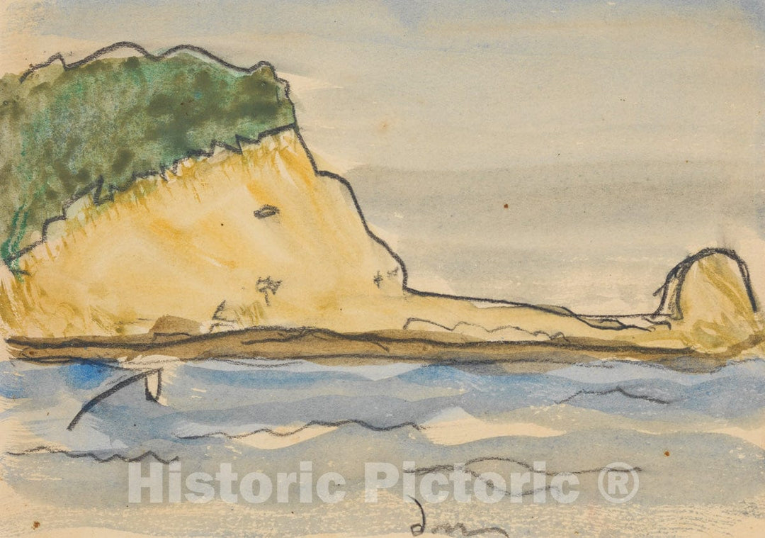 Art Print : Arthur Dove - Target Rock : Vintage Wall Art