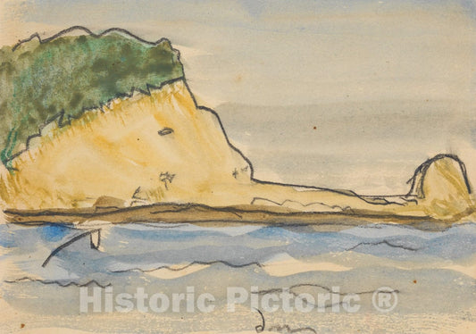 Art Print : Arthur Dove - Target Rock : Vintage Wall Art