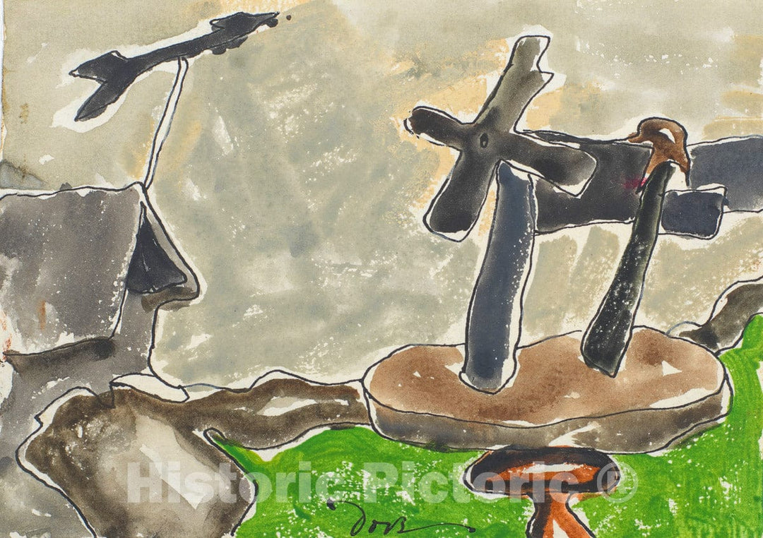 Art Print : Arthur Dove - Wind Wheel (recto) : Vintage Wall Art