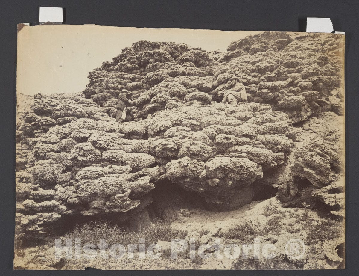 Photo Print : Timothy H. O'sullivan - Tufa Rocks, Pyramid Lake, Nevada : Vintage Wall Art