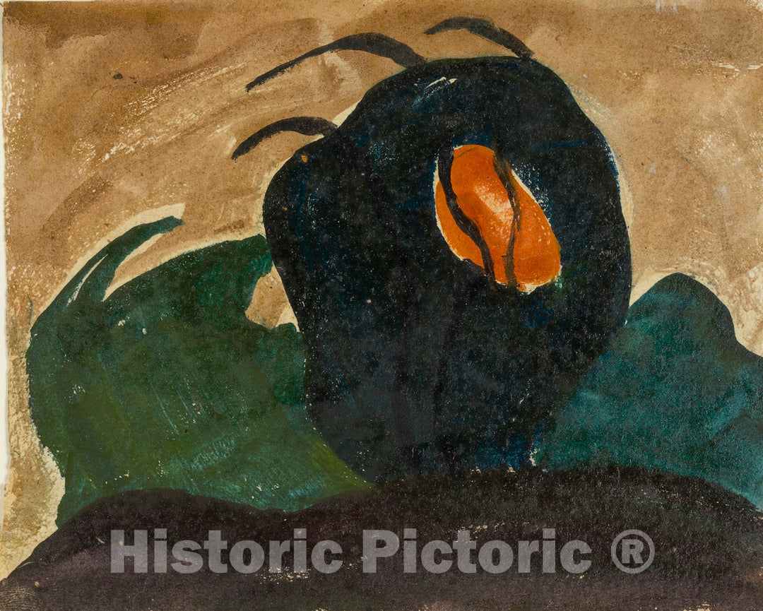 Art Print : Arthur Dove - Sun Through Tree I : Vintage Wall Art