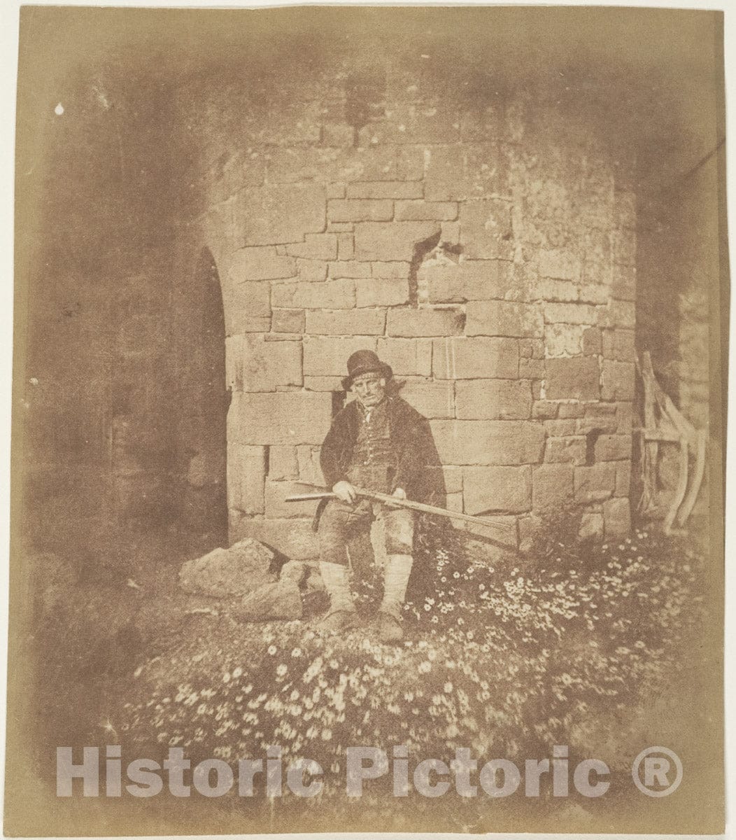 Photo Print : Possibly by David Kinnebrook - The Old Gamekeeper : Vintage Wall Art