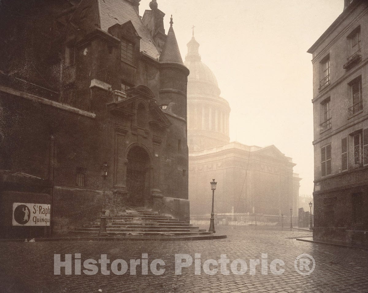 Photo Print : Eugène Atget - Rue de la Montagne-Sainte-Geneviève : Vintage Wall Art