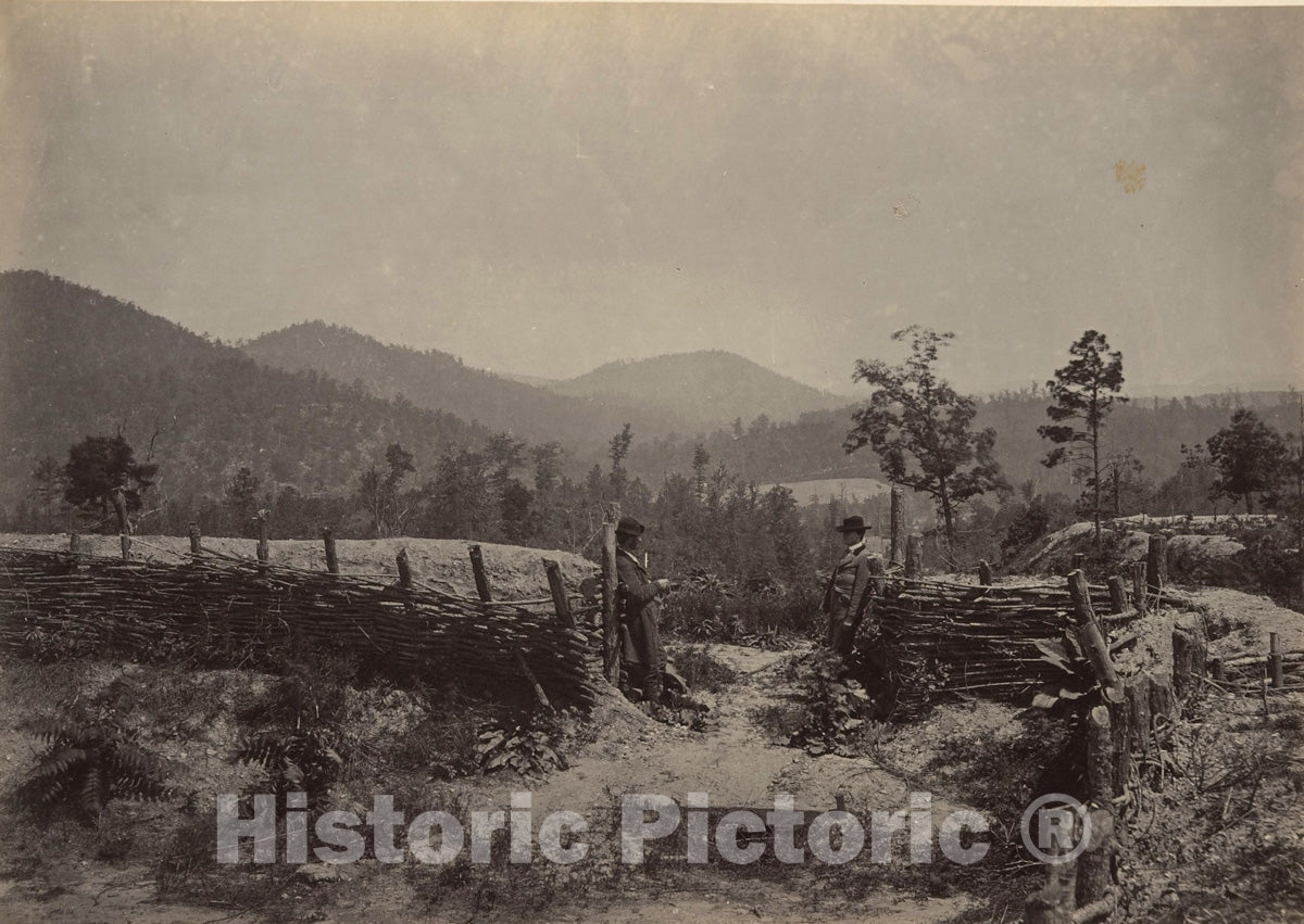 Photo Print : George N. Barnard - The Allatoona Pass, Georgia : Vintage Wall Art