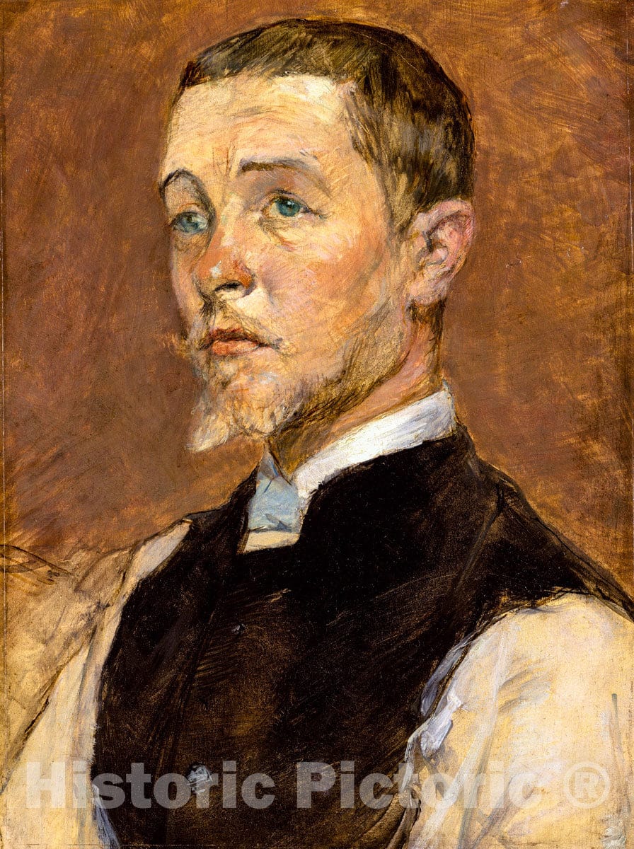 Art Print : Henri de Toulouse-Lautrec - Albert (René) Grenier (1858–1925) : Vintage Wall Art